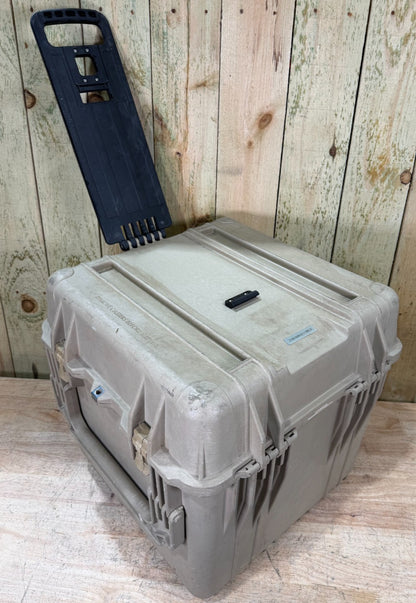 Pelican 0340 Tan Protector Case Waterproof  Good Condition AB