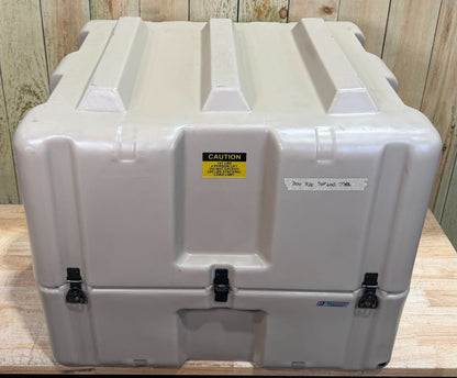 Pelican Hardigg Case 28.5x26.5x24.5" Tan Military Waterproof Footlocker