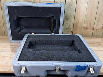 Pelican Hardigg Footlocker Grey Case  24.5x18.5x15"  Military Waterproof
