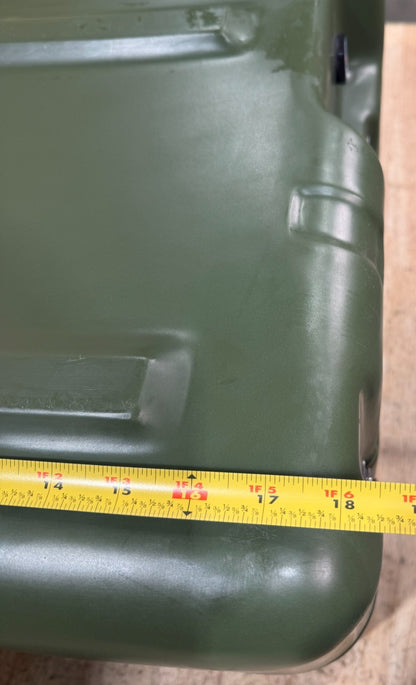 Pelican Hardigg Footlocker Green Case 24.5x18.5x15" Military Waterproof