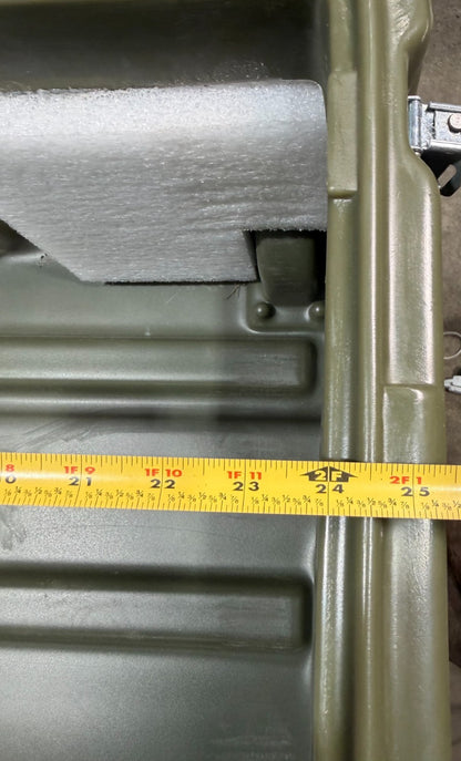 Pelican Hardigg Rolling Case 37x27x18.5" Green Waterproof Storage Footlocker