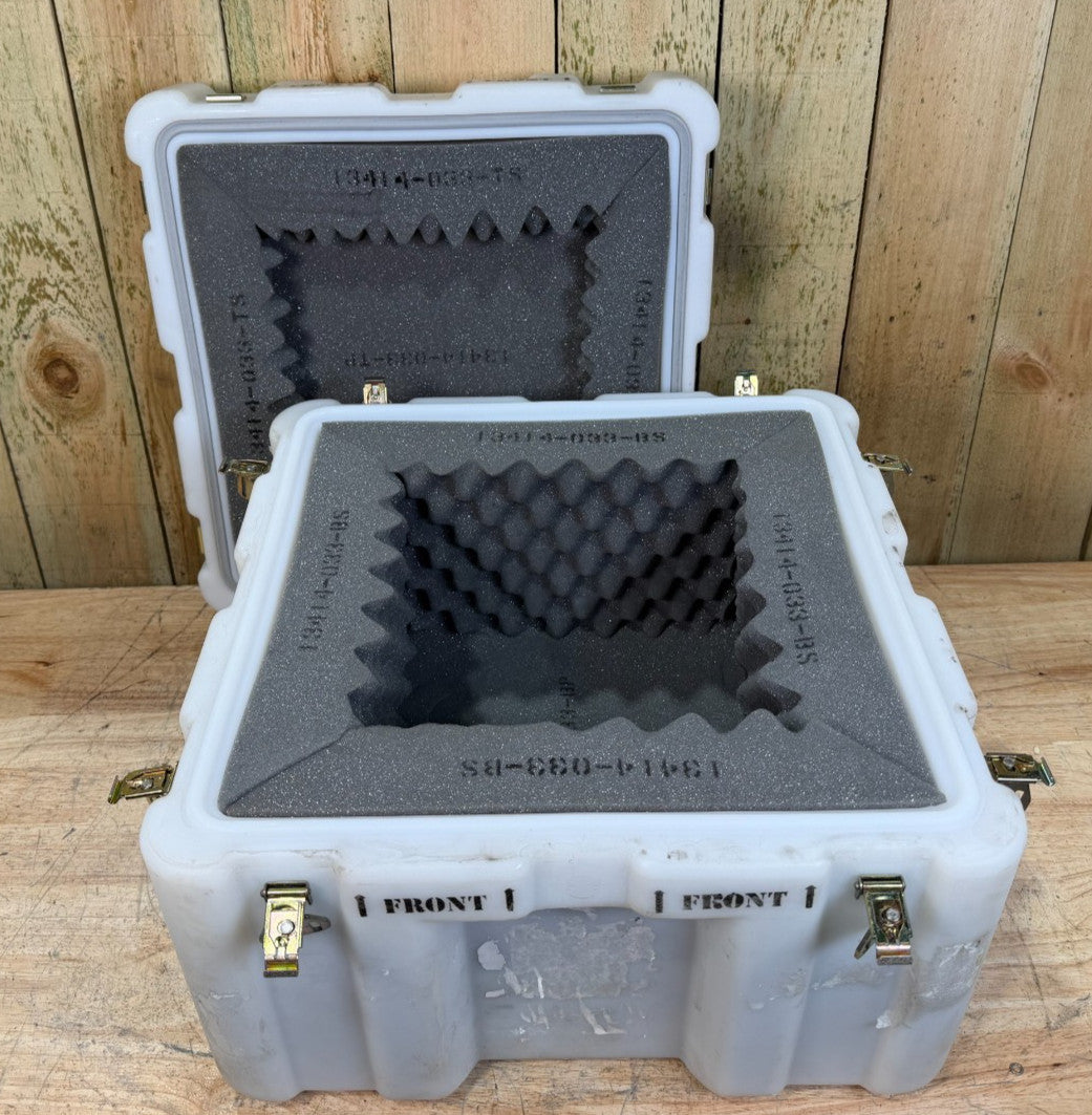 Pelican Hardigg 19x19x15.5” Footlocker White Case Military Waterproof