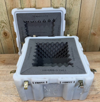 Pelican Hardigg 19x19x15.5” Footlocker White Case Military Waterproof