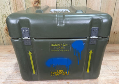 Pelican Hardigg Footlocker Green Case 18.5x18.5x15.5" Military Waterproof