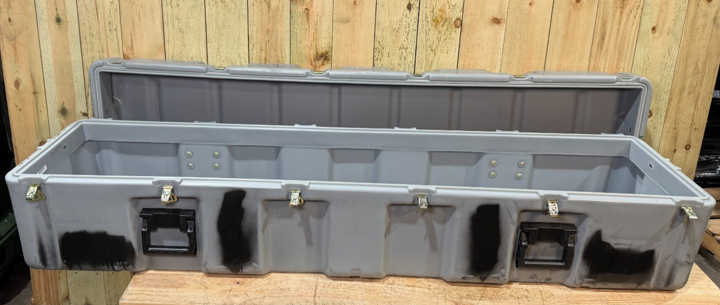 Pelican Hardigg Case 70x17.5x17" Grey  Military Waterproof Footlocker