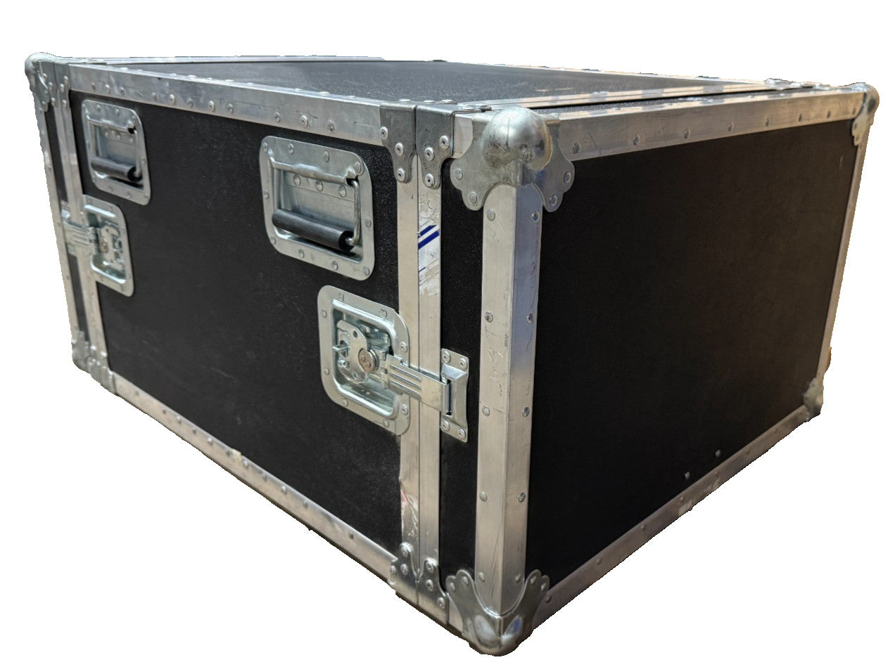Wilson Case 6U 19x24" Server Rack Road Case With Casters Surplus Roadie Music