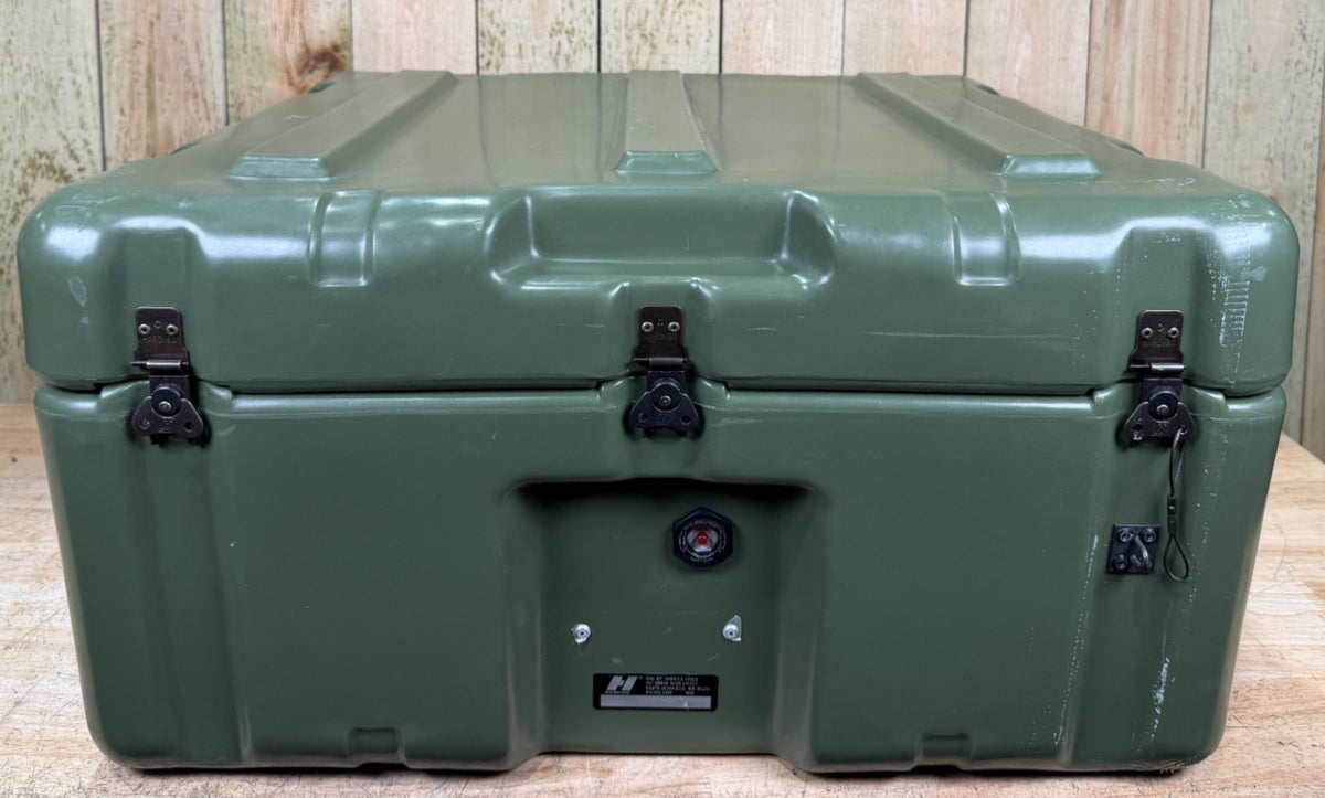 Pelican Hardigg Footlocker Green Case 27.5x26x15" Military PSI Waterproof