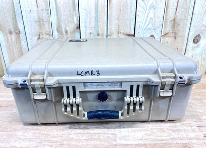 Pelican 1600 Protector Storage Case Waterproof Tan Good Condition AB Free Ship