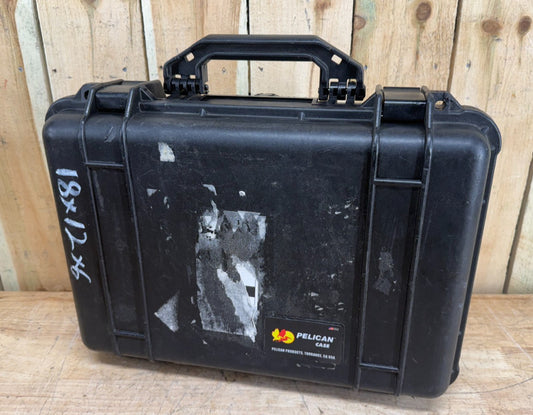 Pelican 1500 Protector Case Black Waterproof Good Condition OS Free Shipping