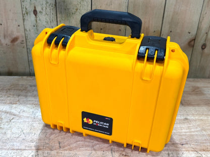 Pelican iM2100  Yellow Storm Case Waterproof Handheld Great Condition AB