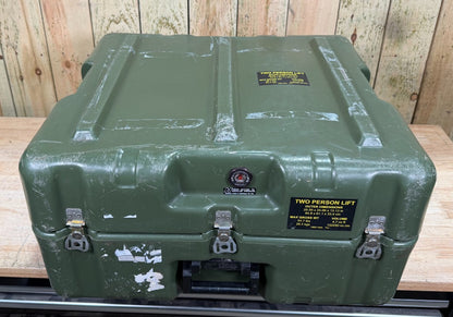 Hardigg Footlocker  25x23.5x13.5" Green Case  Military Waterproof