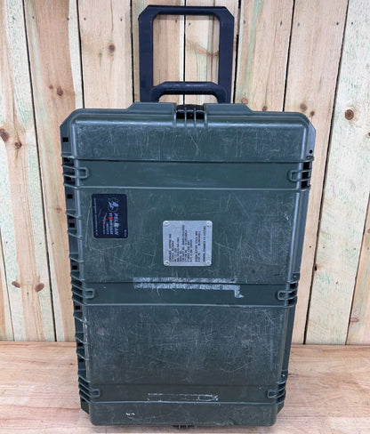 Pelican iM2975 Storm Case Rolling Waterproof Green Good Condition AB