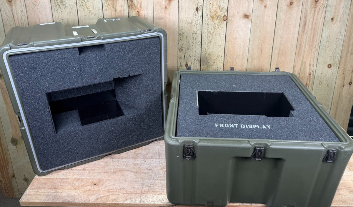 Hardigg Footlocker  25.5x23.5x28” Green Large Case  Military Waterproof