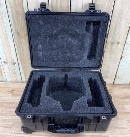 Pelican 1560 Waterproof Rolling Carry On Case Black Good Condition AB