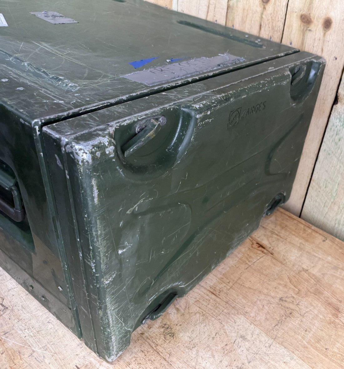 Zarges Metal Server Rack Military Surplus W/ 6U 24x19" Frame Rackmount Case