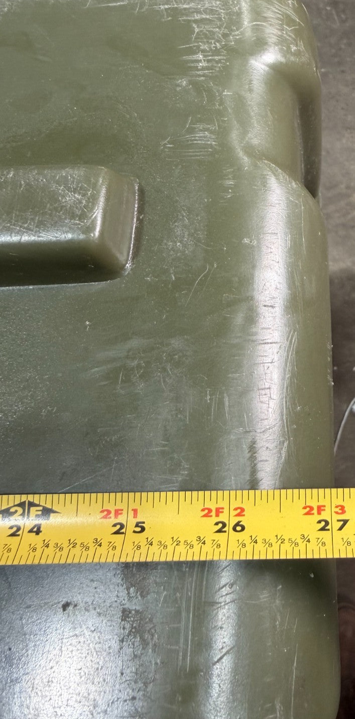 Pelican Hardigg Rolling Case 37x27x18.5" Green Waterproof Storage Footlocker