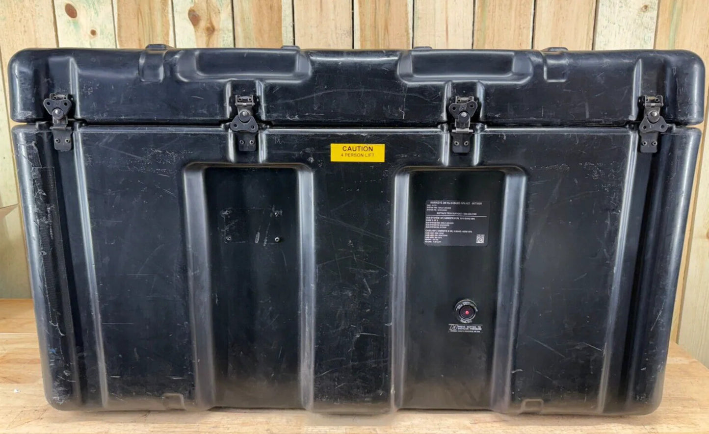 Pelican Hardigg Long Case 39"x23"x23" Black Waterproof Storage Footlocker