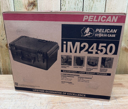 Pelican Storm IM2450 Waterproof Handheld Case W/ Pre Cut Foam Brand New NIB
