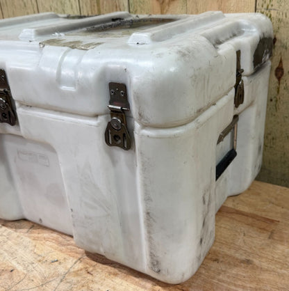 Pelican Hardigg Case 23x16x13.5" White Waterproof Storage Footlocker