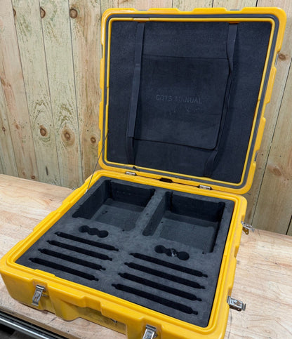 Pelican Hardigg Case 24x23x10.5" Yellow Waterproof Storage Footlocker