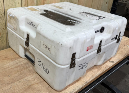 Pelican Hardigg Case 25x24x13.5" White Waterproof Storage Footlocker