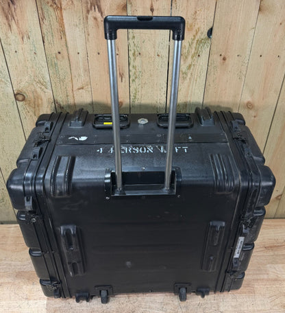 Thermodyne Server Rack 5U 24"x19" 30x26x13 Rolling Case Military Waterproof