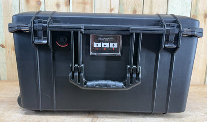 Pelican Air 1607 Hard Case Protector Rolling Black Good Condition AB Free Ship