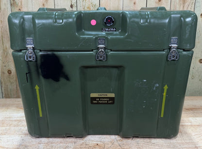 Pelican Hardigg Case 27x20x22" Green Waterproof Storage Footlocker