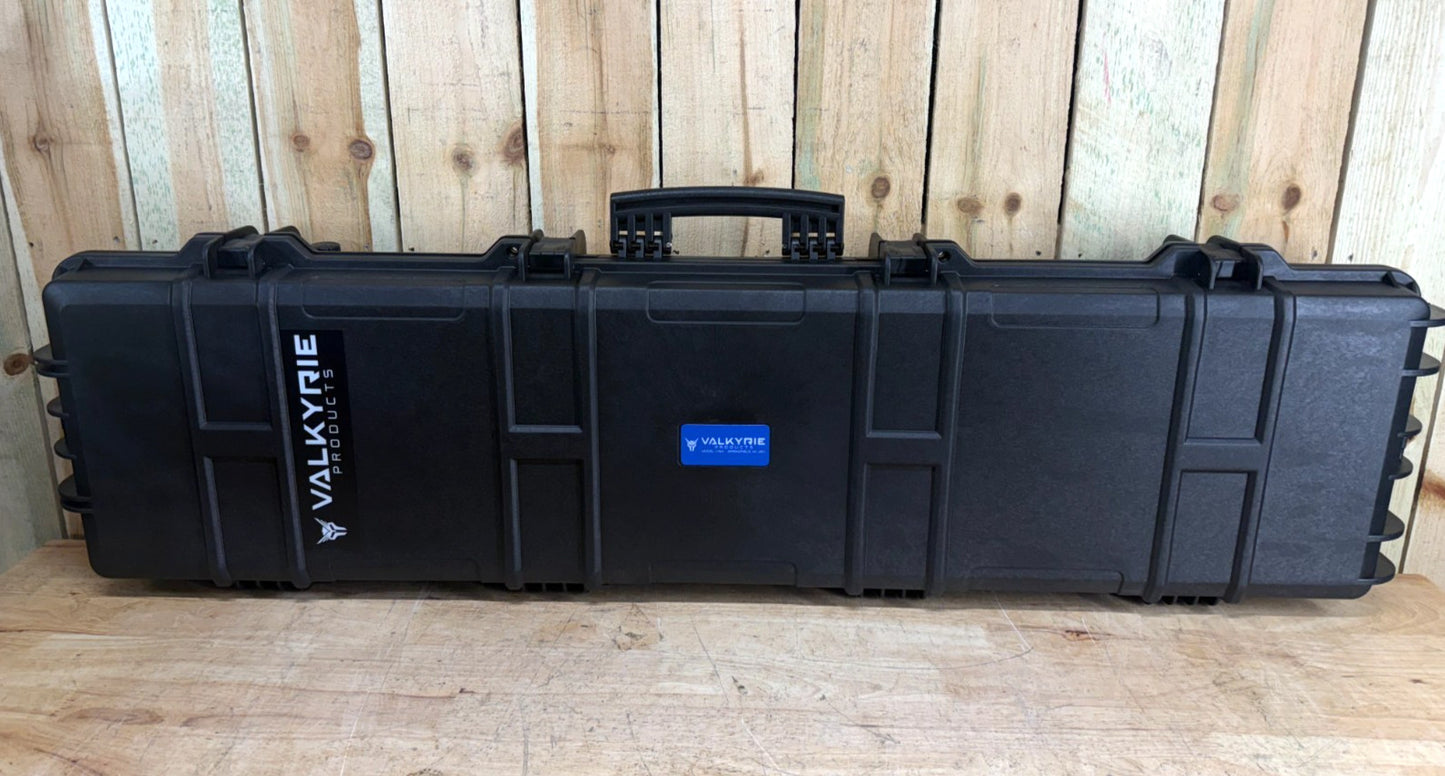 Valkyrie V154 Rifle Case Waterproof Storage W/ Pluck N Pull Foam Brand New 54"