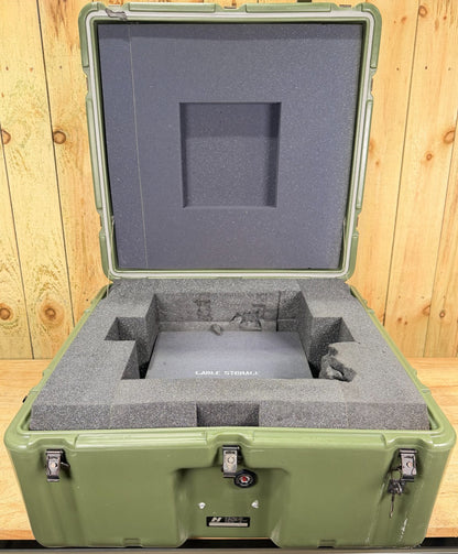 Pelican Hardigg Footlocker Green Case 27.5x26x15" Military PSI Waterproof
