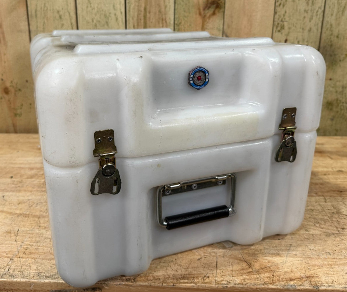 Pelican Hardigg Case 23x16x13" White Waterproof Storage Footlocker