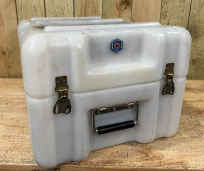 Pelican Hardigg Case 23x16x13" White Waterproof Storage Footlocker