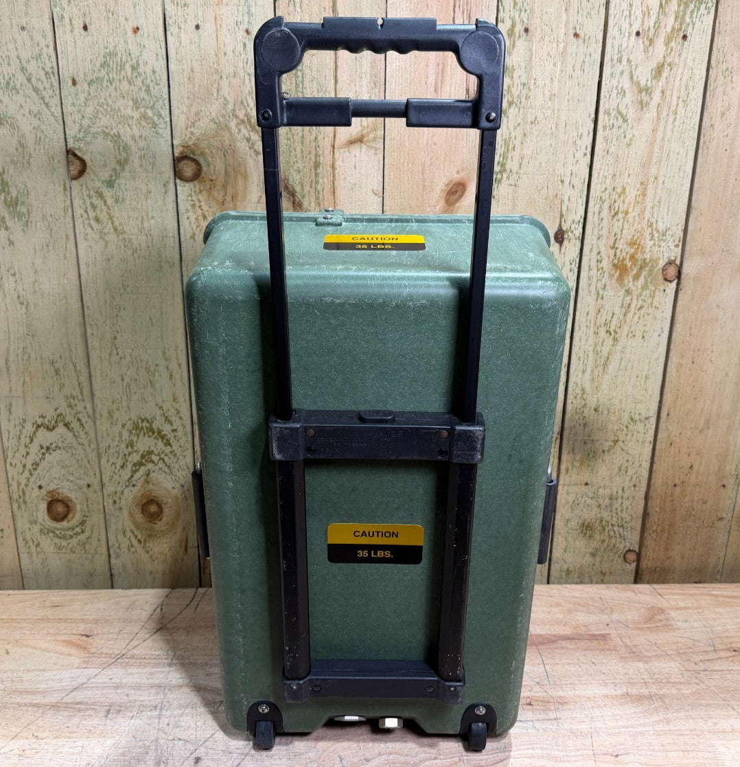 ECS 24x15x10 Rolling Waterproof Footlocker With Handle Case Storage