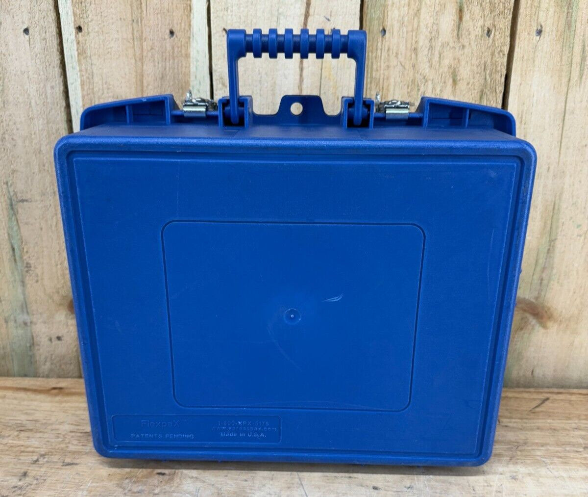 Blue Handheld Surplus Storage Case FlexPax 15.5X11.5X6 Military Grade A/B