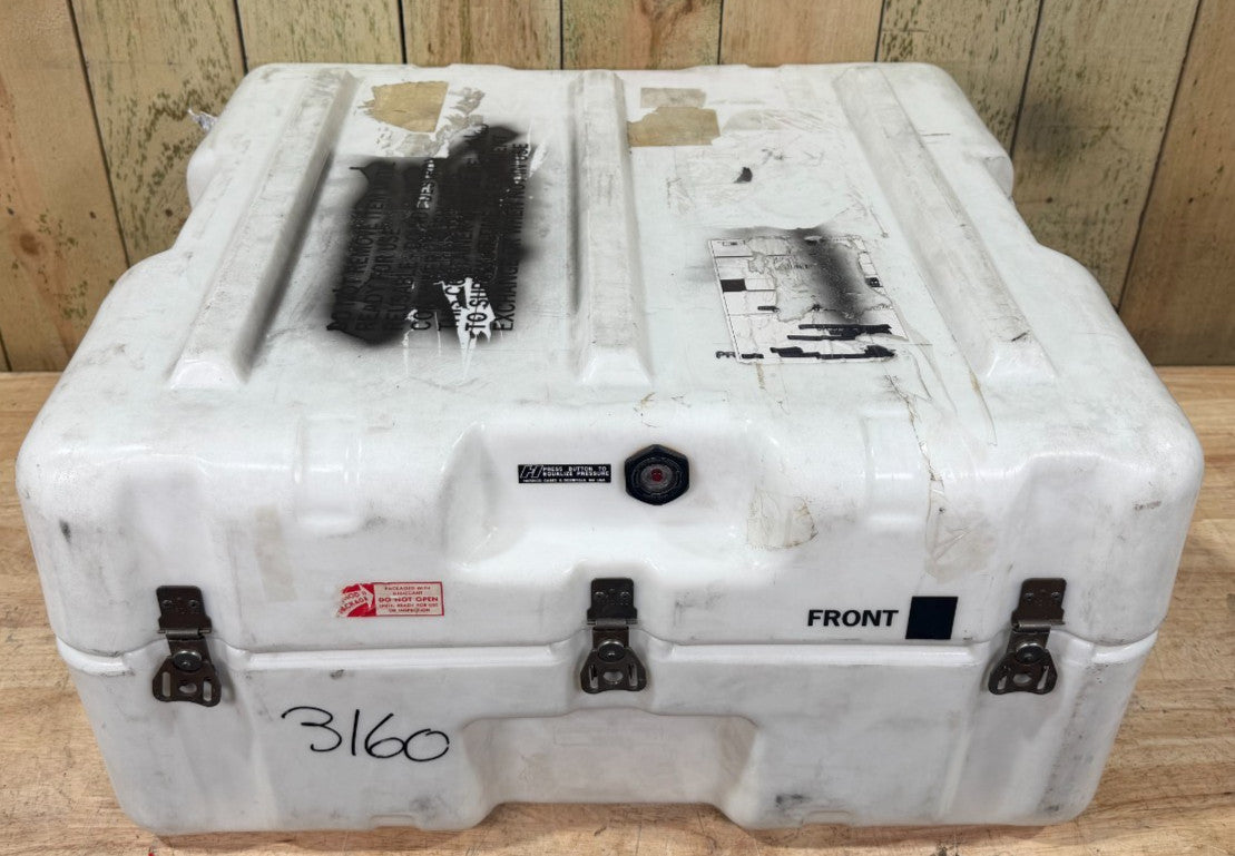 Pelican Hardigg Case 25x24x13.5" White Waterproof Storage Footlocker