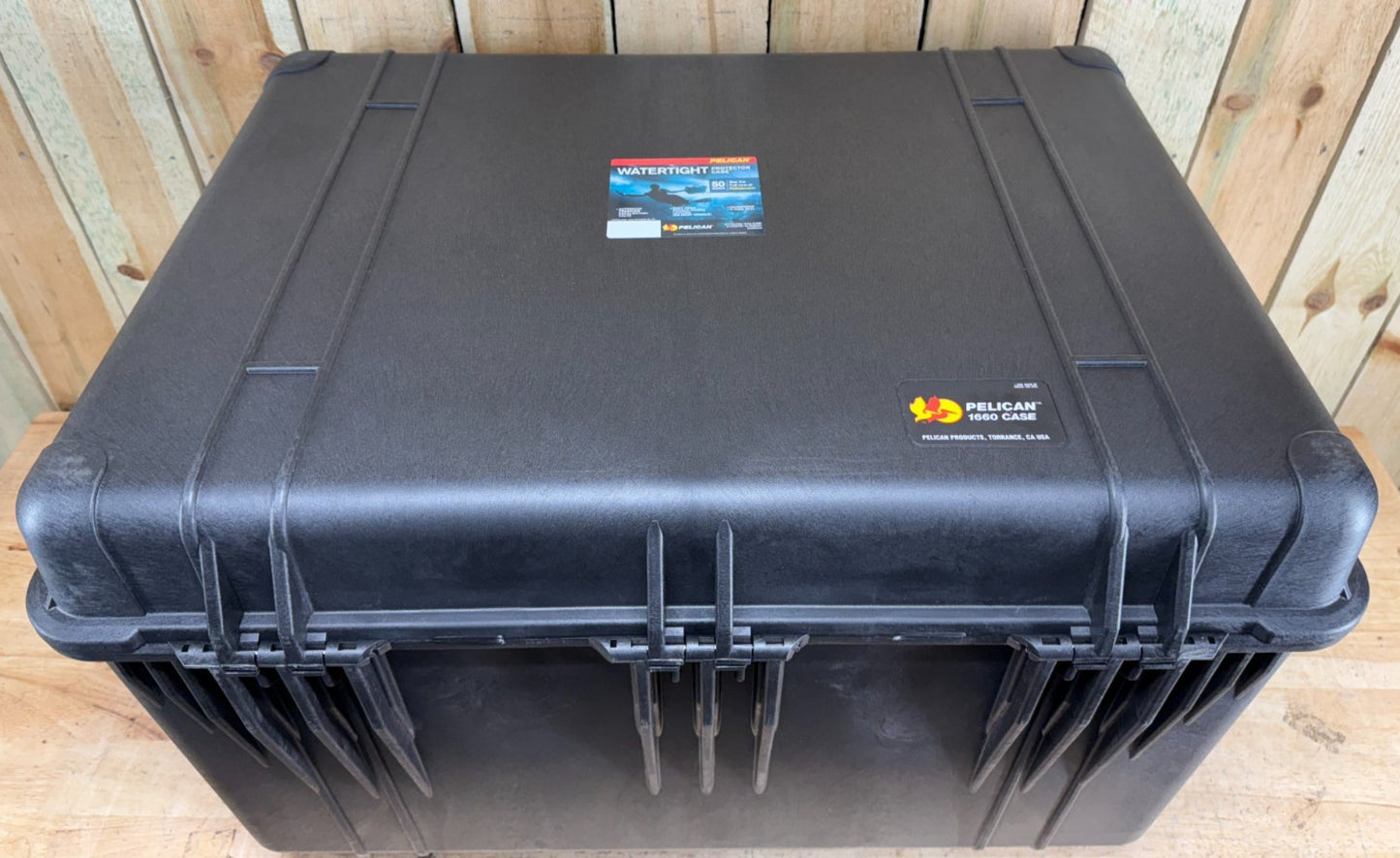 Pelican 1660 Protector Case Rolling Waterproof Black Brand New NIB