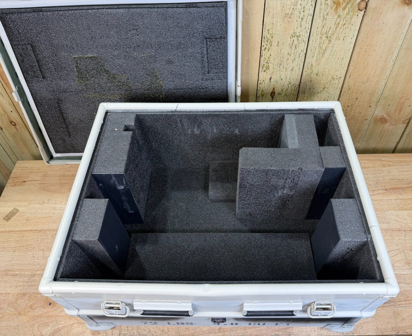 Evak Case 28x22x13" Metal Large  Military Waterproof Footlocker