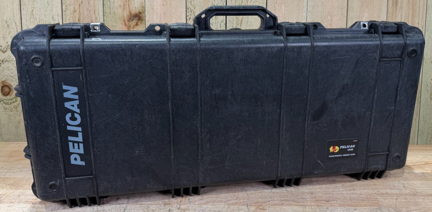 Pelican 1700 Rifle Case Protector Rolling Black Long Grade B/C Free Ship