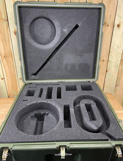 Pelican Hardigg Case 29"x27"x17" Green Waterproof Storage Footlocker
