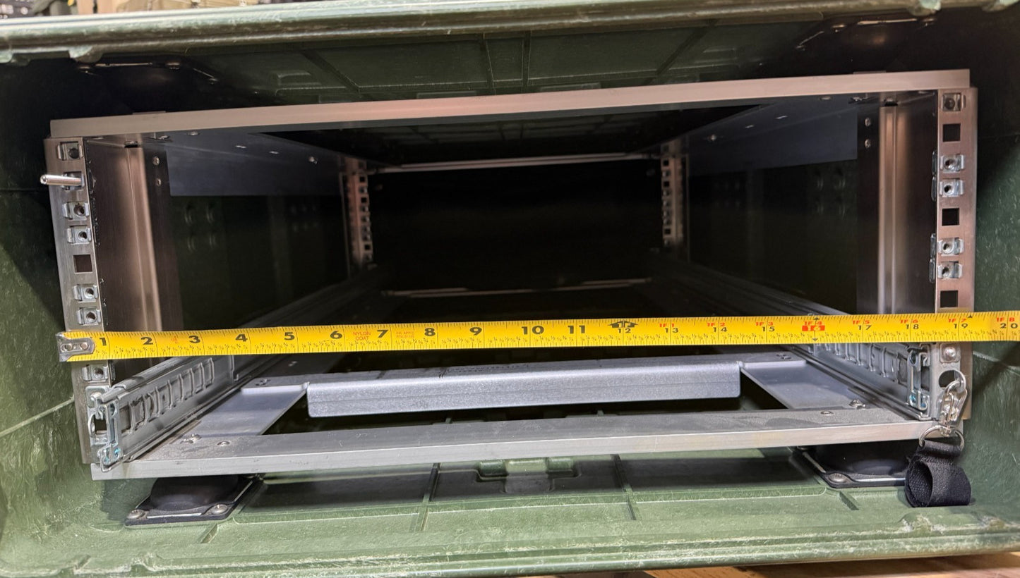 ECS Server Rack Rackmount 4U 19" X 29" Waterproof Storage Case W/ Rack