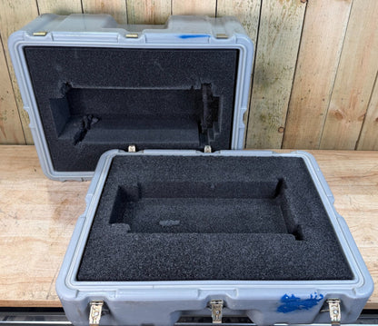 Pelican Hardigg Footlocker Grey Case  24.5x18.5x15"  Military Waterproof