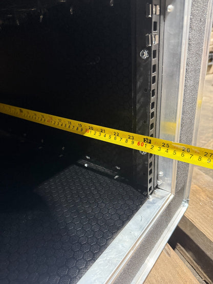 Wilson Case 6U 19x24" Server Rack Road Case With Casters Surplus Roadie Music