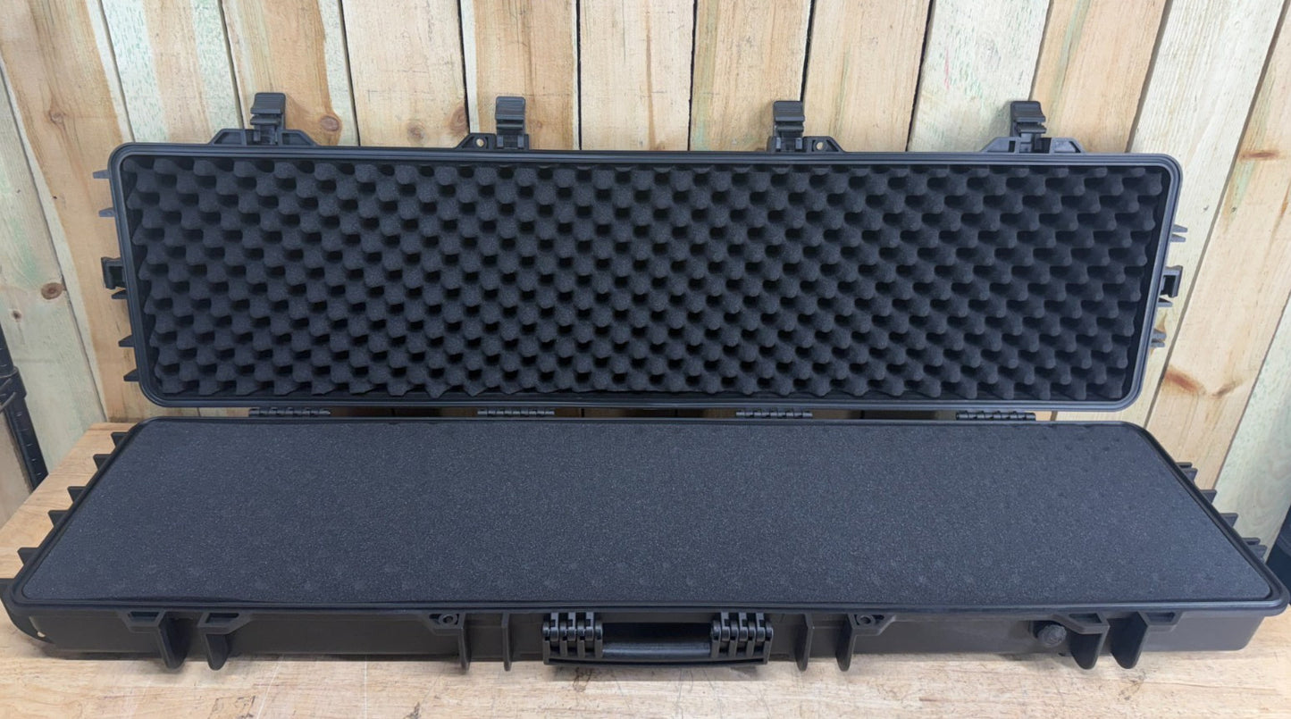 Valkyrie V154 Rifle Case Waterproof Storage W/ Pluck N Pull Foam Brand New 54"