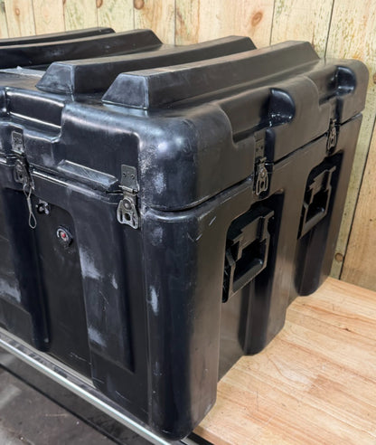 Hardigg MM36 Footlocker  33x27x23  Black Case  Surplus Military  Waterproof