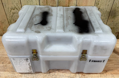 Pelican Hardigg Case 23x16x13" White Waterproof Storage Footlocker