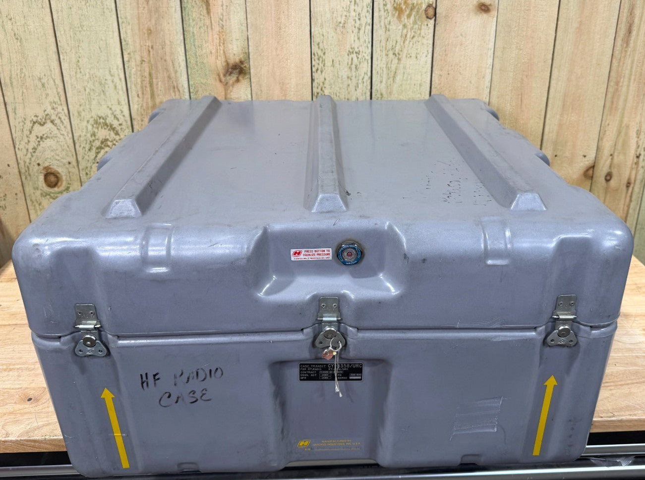 Hardigg Pelican 30x30x16.5 Military Surplus Grey Footlocker Case