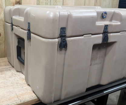 Pelican Hardigg Case 25.5" X 24" X 17" Tan Military Waterproof Storage