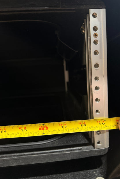 ECS Server 4U Rack Rackmount 19" X 24" Frame Waterproof Black Storage Case