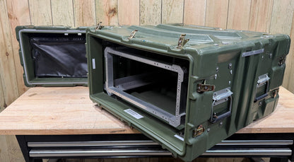 Hardigg Server Rack Rackmount  19x24" 4U Rack Waterproof Storage Case W/ Rack