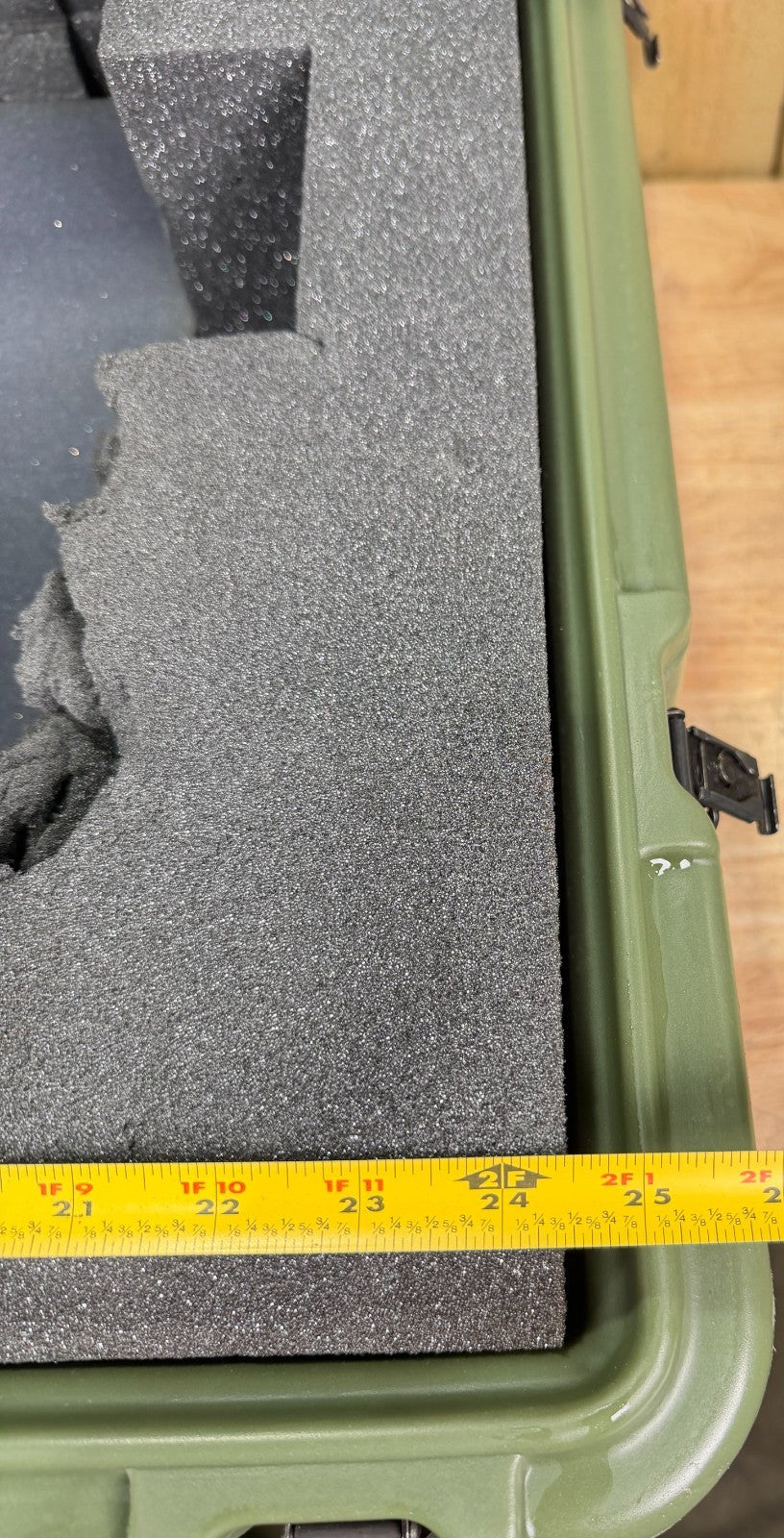 Pelican Hardigg Footlocker Green Case 27.5x26x15" Military PSI Waterproof